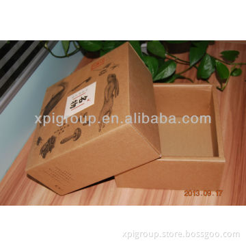 corrugated carton box with custom printing